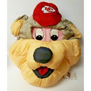 KC Chiefs Mascot Vintage 1997 NFL Team Heroes Plush Stuffins Stuffed Animal NWT